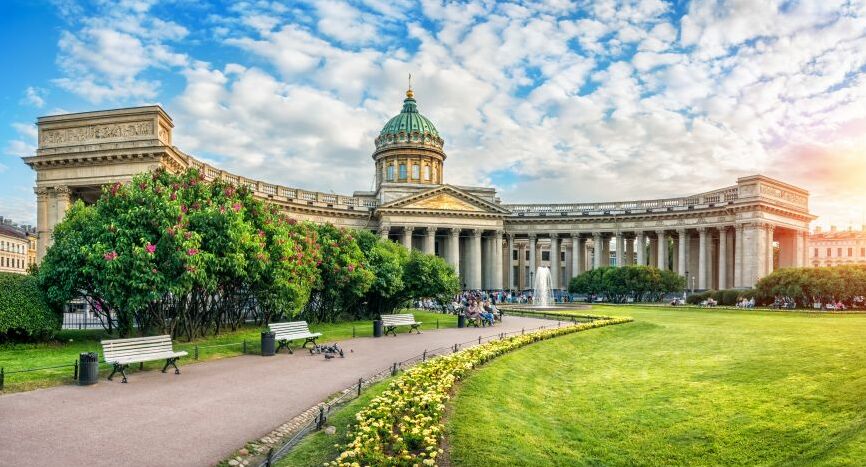 Картина на холсте Казанский собор, арт hd1538701